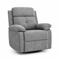 Sill¨®n reclinable gris de poli¨¦ster y espuma de alta